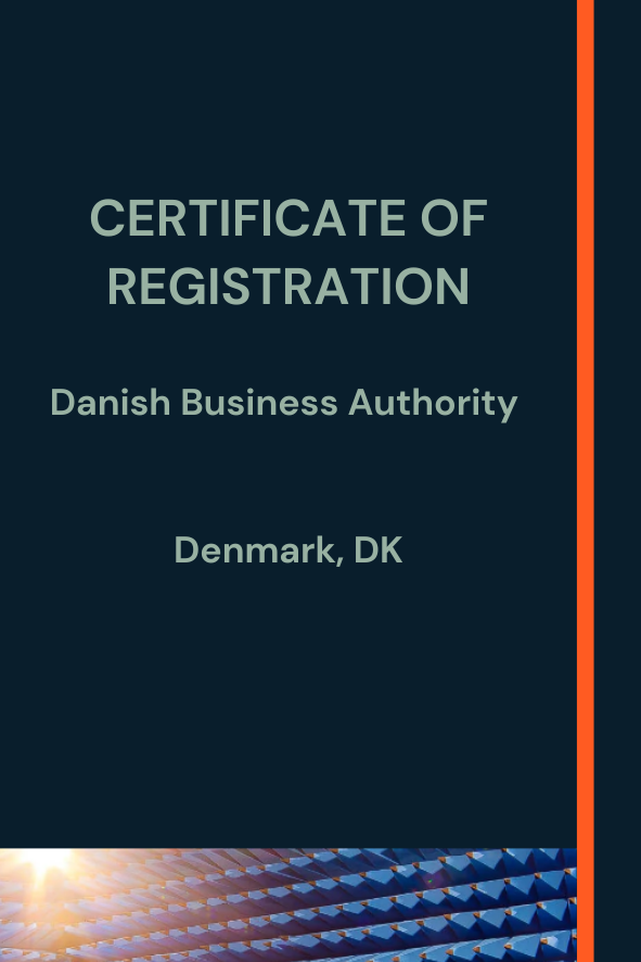 Certificate of registration - DK
